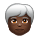 🧓🏿 Emoji älterer Erwachsener: dunkle Hautfarbe WhatsApp 2.17.