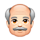Emoji 👴🏻 Uomo Anziano: Carnagione Chiara su WhatsApp 2.17.