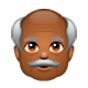👴🏾 Emoji Anciano: Tono De Piel Oscuro Medio en WhatsApp 2.17.