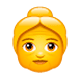 Emoji 👵 Donna Anziana su WhatsApp 2.17.