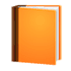 📙 Emoji orangefarbenes Buch WhatsApp 2.17.