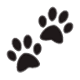 Emoji 🐾 Impronte Di Zampe su WhatsApp 2.17.