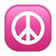 Emoji ☮️ Simbolo Della Pace su WhatsApp 2.17.