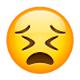 😣 Emoji Cara Desesperada en WhatsApp 2.17.