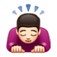 Emoji 🙇🏻 Persona Che Fa Un Inchino Profondo: Carnagione Chiara su WhatsApp 2.17.
