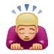 Emoji 🙇🏼 Persona Che Fa Un Inchino Profondo: Carnagione Abbastanza Chiara su WhatsApp 2.17.