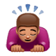 🙇🏽 Emoji sich verbeugende Person: mittlere Hautfarbe WhatsApp 2.17.