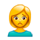 🙍 Emoji Persona Frunciendo El Ceño en WhatsApp 2.17.