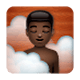 🧖🏿 Emoji Person in Dampfsauna: dunkle Hautfarbe WhatsApp 2.17.