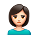 Emoji 🙎🏻 Persona Imbronciata: Carnagione Chiara su WhatsApp 2.17.
