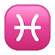Emoji ♓ Segno Zodiacale Dei Pesci su WhatsApp 2.17.