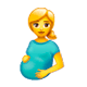 🤰 Emoji Mujer Embarazada en WhatsApp 2.17.