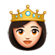 Emoji 👸🏻 Principessa: Carnagione Chiara su WhatsApp 2.17.