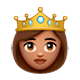 👸🏽 Emoji Prinzessin: mittlere Hautfarbe WhatsApp 2.17.