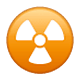 Émoji ☢️ Radioactif sur WhatsApp 2.17.