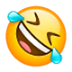 🤣 Emoji sich vor Lachen auf dem Boden wälzen WhatsApp 2.17.