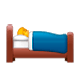 🛌 Emoji im Bett liegende Person WhatsApp 2.17.