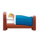 🛌🏼 Emoji im Bett liegende Person: mittelhelle Hautfarbe WhatsApp 2.17.