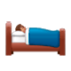 🛌🏽 Emoji im Bett liegende Person: mittlere Hautfarbe WhatsApp 2.17.