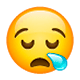 😪 Emoji schläfriges Gesicht WhatsApp 2.17.