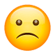 Emoji 🙁 Faccina Leggermente Imbronciata su WhatsApp 2.17.