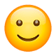 Emoji 🙂 Faccina Con Sorriso Accennato su WhatsApp 2.17.