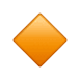 Émoji 🔸 Petit Losange Orange sur WhatsApp 2.17.