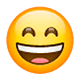 Emoji 😄 Faccina Con Sorriso E Occhi Sorridenti su WhatsApp 2.17.