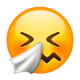 🤧 Emoji Rosto Espirrando na WhatsApp 2.17.