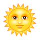 🌞 Emoji Rosto Do Sol na WhatsApp 2.17.