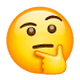 🤔 Emoji nachdenkendes Gesicht WhatsApp 2.17.