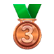 🥉 Emoji Medalha De Bronze na WhatsApp 2.17.