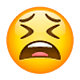 Emoji 😫 Faccina Stanca su WhatsApp 2.17.