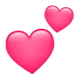 💕 Emoji zwei Herzen WhatsApp 2.17.