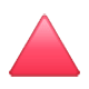 🔺 Emoji rotes Dreieck mit der Spitze nach oben WhatsApp 2.17.