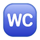 Emoji 🚾 Simbolo Del WC su WhatsApp 2.17.