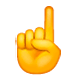 ☝️ Emoji Dedo índice Hacia Arriba en WhatsApp 2.17.