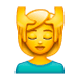 💆‍♀️ Emoji Frau, die eine Kopfmassage bekommt WhatsApp 2.17.