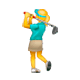 🏌️‍♀️ Emoji Mujer Jugando Al Golf en WhatsApp 2.17.
