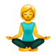 Emoji 🧘‍♀️ Donna In Posizione Del Loto su WhatsApp 2.17.