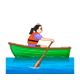 Émoji 🚣🏻‍♀️ Rameuse Dans Une Barque : Peau Claire sur WhatsApp 2.17.