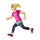 🏃🏼‍♀️ Emoji Mujer Corriendo: Tono De Piel Claro Medio en WhatsApp 2.17.
