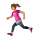 🏃🏽‍♀️ Emoji Mujer Corriendo: Tono De Piel Medio en WhatsApp 2.17.