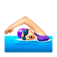 🏊🏻‍♀️ Emoji Mujer Nadando: Tono De Piel Claro en WhatsApp 2.17.