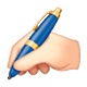 ✍🏻 Emoji Escrevendo à Mão: Pele Clara na WhatsApp 2.17.