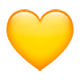 💛 Emoji Coração Amarelo na WhatsApp 2.17.