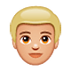 🧑🏼 Emoji Persona Adulta: Tono De Piel Claro Medio en WhatsApp 2.18.379.