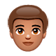 Emoji 🧑🏽 Persona: Carnagione Olivastra su WhatsApp 2.18.379.