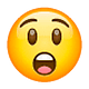 Emoji 😲 Faccina Stupita su WhatsApp 2.18.379.