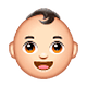 👶🏻 Emoji Bebé: Tono De Piel Claro en WhatsApp 2.18.379.